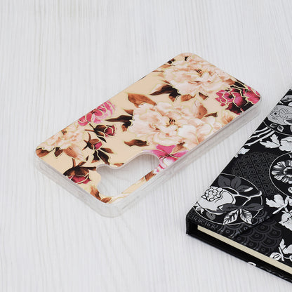 Husa de protectie Techsuit Marble Series compatibila cu Samsung Galaxy S24, acoperire spate, Mary, Berry Nude