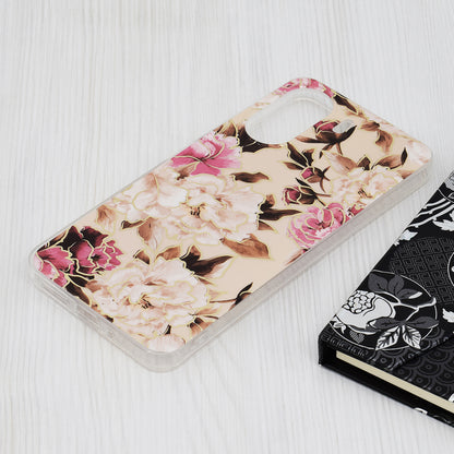 Husa de protectie Techsuit Marble Series compatibila cu Xiaomi Redmi A3, acoperire spate, Bloom of Ruth, Gray