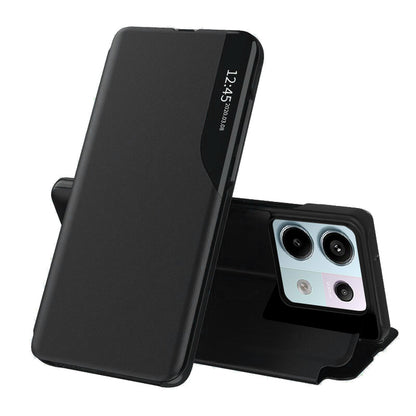 Husa de protectie Techsuit eFold Series compatibila cu Xiaomi Redmi Poco X6, acoperire spate, negru