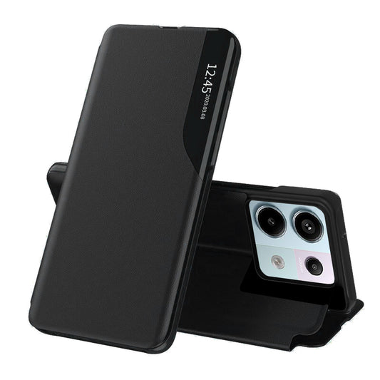 Husa de protectie Techsuit eFold Series compatibila cu Xiaomi Redmi Poco X6, acoperire spate, negru