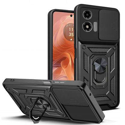 Husa de protectie Techsuit CamShield Series compatibila cu Motorola Moto G04, acoperire spate, negru