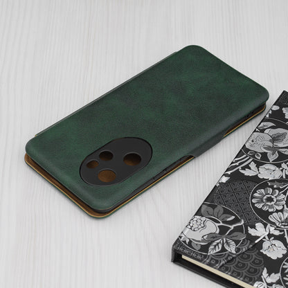 Husa de protectie Techsuit Safe Wallet Plus compatibila cu Honor 100 Pro, acoperire spate, verde