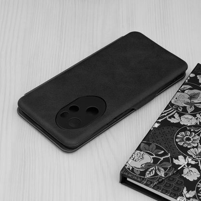 Husa de protectie Techsuit Safe Wallet Plus compatibila cu Honor 100 Pro, acoperire spate, negru
