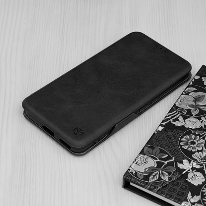 Husa de protectie Techsuit Safe Wallet Plus compatibila cu Honor 100, acoperire spate, negru
