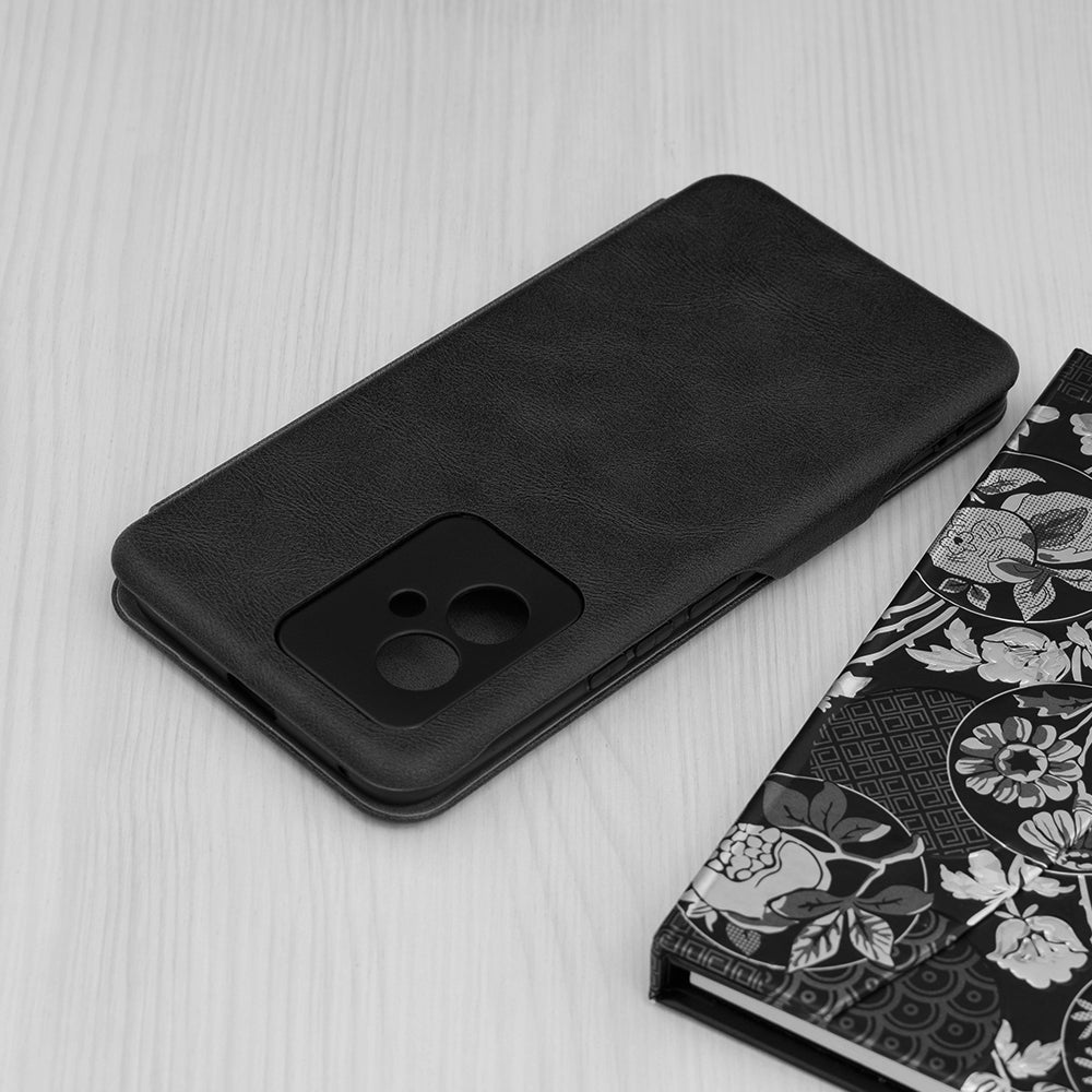 Husa de protectie Techsuit Safe Wallet Plus compatibila cu Honor 100, acoperire spate, negru
