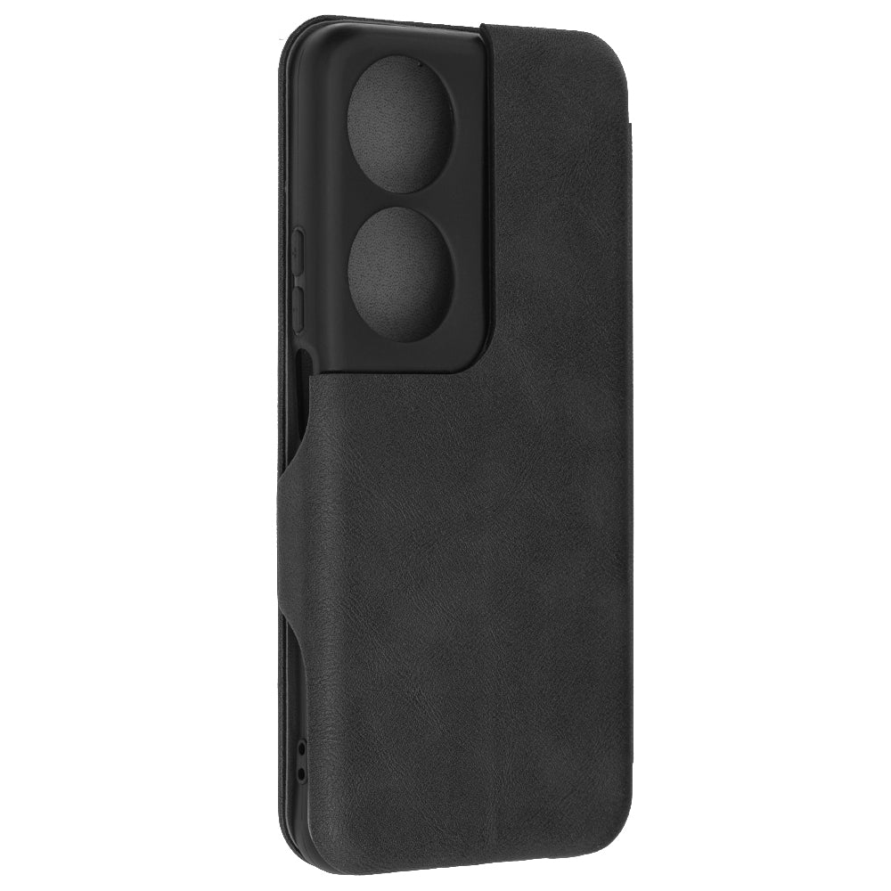 Husa de protectie Techsuit Safe Wallet Plus compatibila cu Honor X7b 5G, acoperire spate, negru