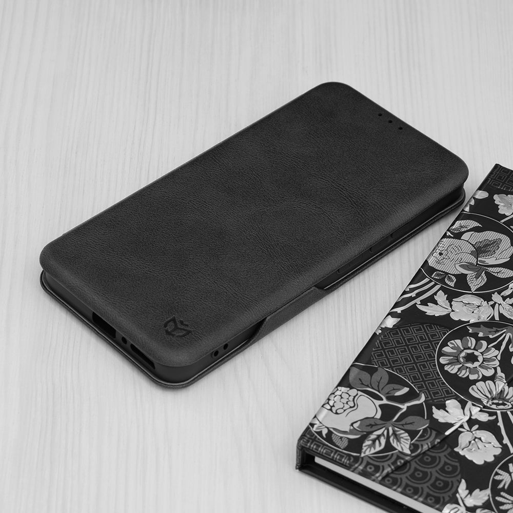 Husa de protectie Techsuit Safe Wallet Plus compatibila cu Xiaomi Redmi Note 13 Pro Plus 5G, acoperire spate, negru