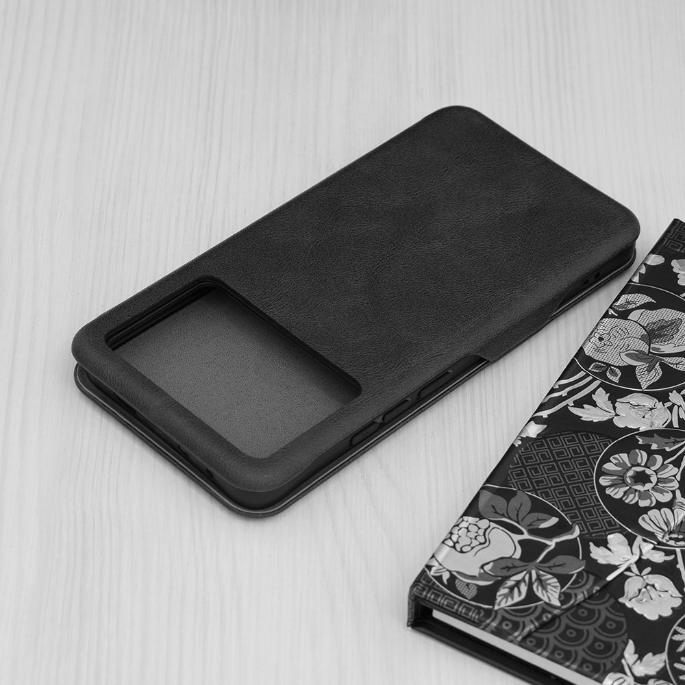 Husa de protectie Techsuit Safe Wallet Plus compatibila cu Xiaomi Poco X6 Pro, acoperire spate, negru