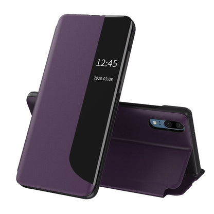 Husa de protectie Techsuit eFold Series compatibila cu Huawei P20, acoperire spate, mov