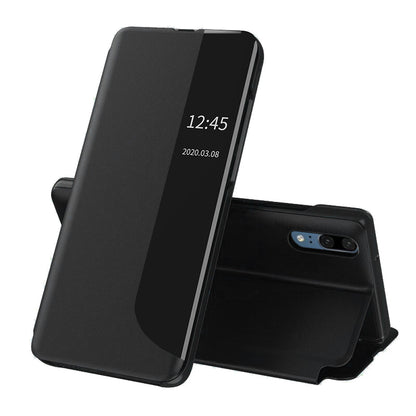 Husa de protectie Techsuit eFold Series compatibila cu Huawei P20, acoperire spate, negru