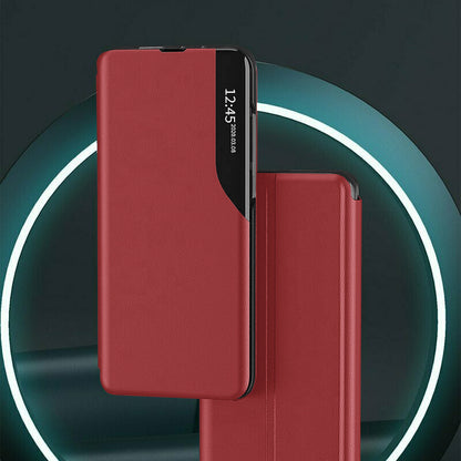 Husa de protectie Techsuit eFold Series compatibila cu Samsung Galaxy Note 10 Plus 4G, acoperire spate, rosu