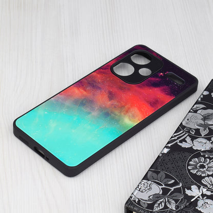 Husa de protectie Techsuit Glaze Series compatibila cu Xiaomi Redmi Poco X6, acoperire spate, Fiery Ocean
