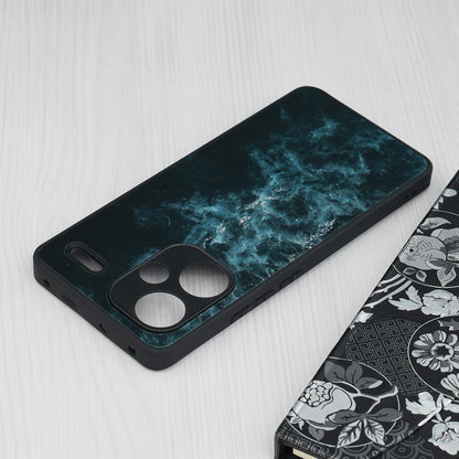 Husa de protectie Techsuit Glaze Series compatibila cu Xiaomi Redmi Poco X6, acoperire spate, Blue Nebula