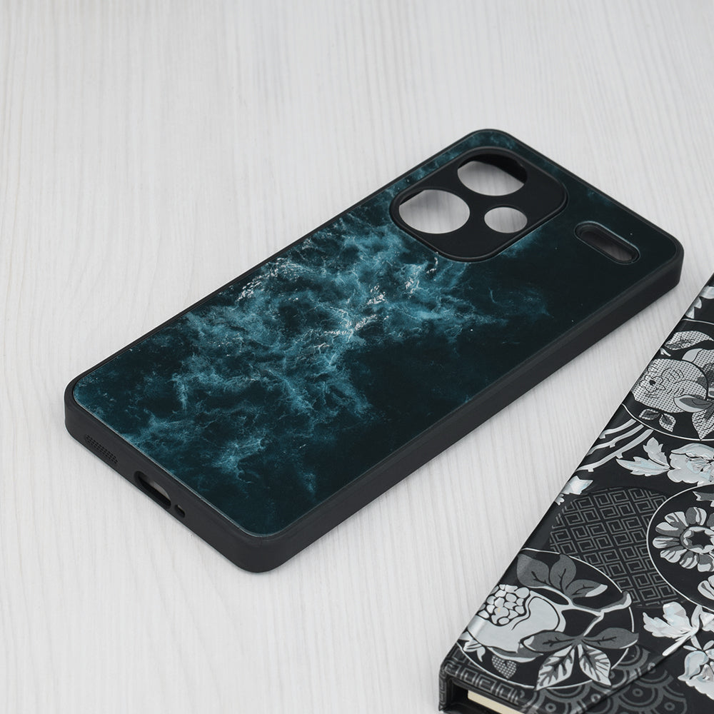 Husa de protectie Techsuit Glaze Series compatibila cu Xiaomi Redmi Poco X6, acoperire spate, Blue Nebula