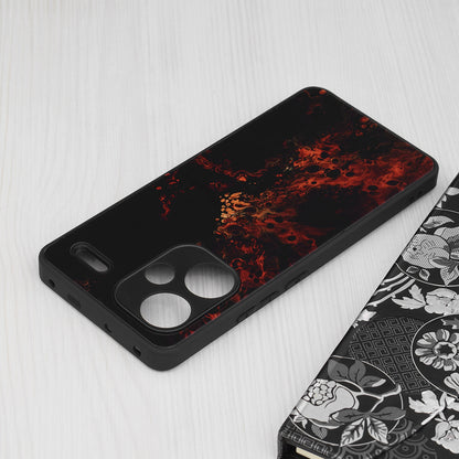 Husa de protectie Techsuit Glaze Series compatibila cu Xiaomi Redmi Poco X6, acoperire spate, Red Nebula