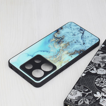 Husa de protectie Techsuit Glaze Series compatibila cu Xiaomi Redmi Note 13 Pro Plus 5G, acoperire spate, Blue Nebula
