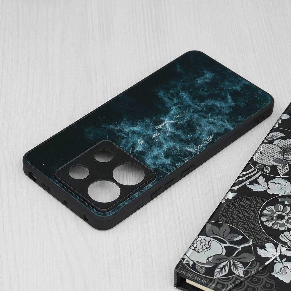 Husa de protectie Techsuit Glaze Series compatibila cu Xiaomi Redmi Note 13 Pro Plus 5G, acoperire spate, Red Nebula