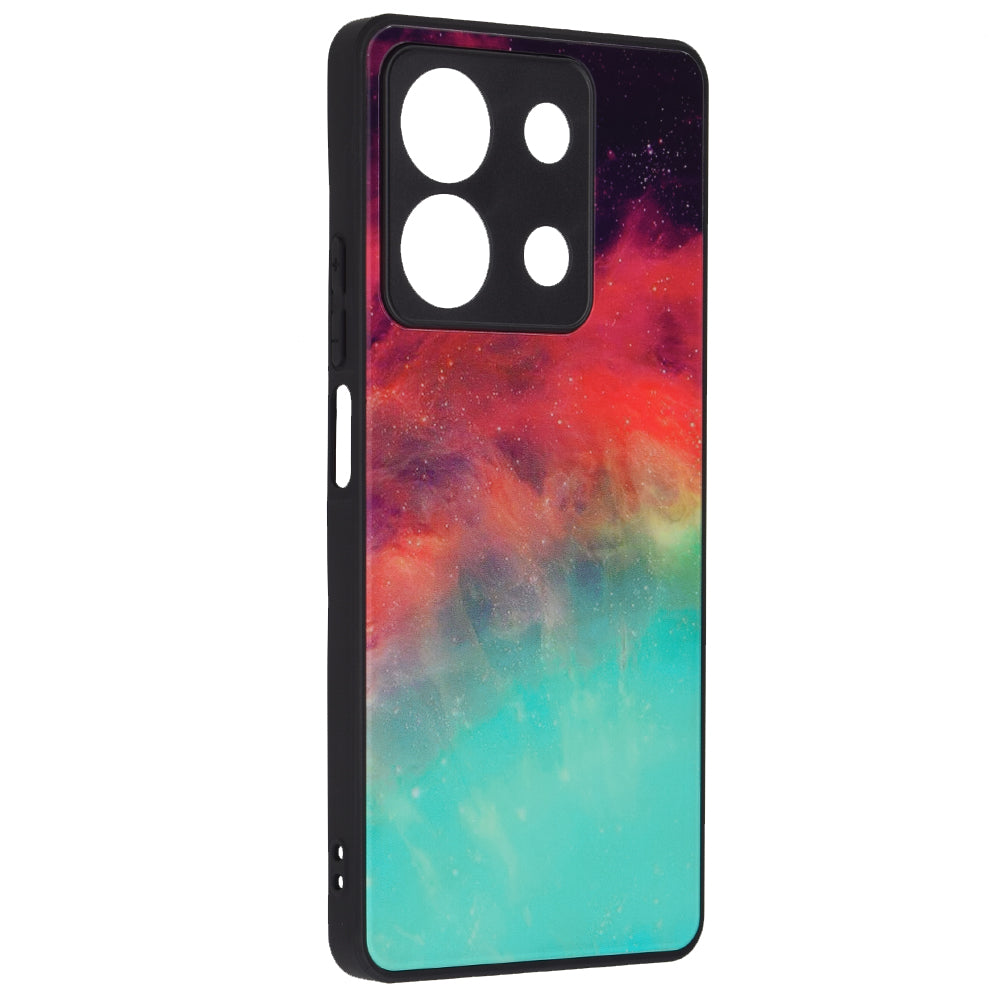 Husa de protectie Techsuit Glaze Series compatibila cu Xiaomi Redmi Note 13 Pro 5G, acoperire spate, Blue Ocean