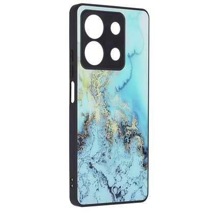 Husa de protectie Techsuit Glaze Series compatibila cu Xiaomi Redmi Note 13 Pro 5G, acoperire spate, Blue Nebula