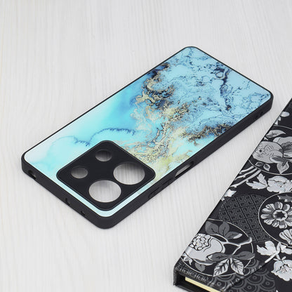 Husa de protectie Techsuit Glaze Series compatibila cu Xiaomi Redmi Note 13 Pro 5G, acoperire spate, Blue Nebula