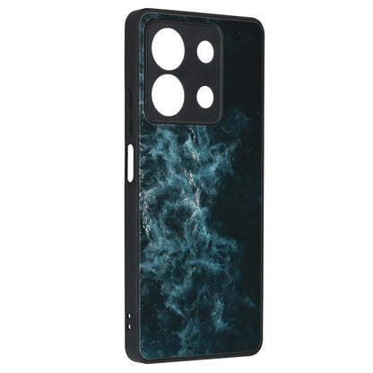 Husa de protectie Techsuit Glaze Series compatibila cu Xiaomi Redmi Note 13 5G, acoperire spate, Red Nebula