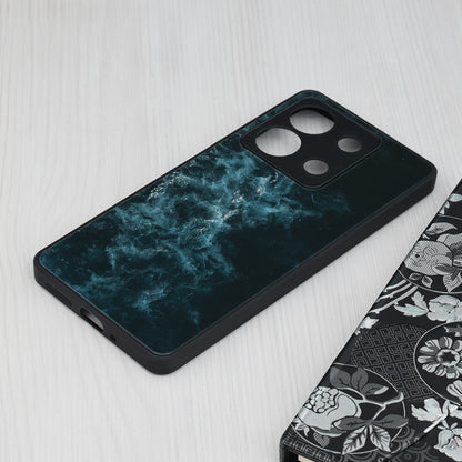 Husa de protectie Techsuit Glaze Series compatibila cu Xiaomi Redmi Note 13 5G, acoperire spate, Red Nebula