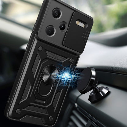 Husa de protectie Techsuit CamShield Series compatibila cu Xiaomi Redmi Note 13 Pro Plus 5G, acoperire spate, negru