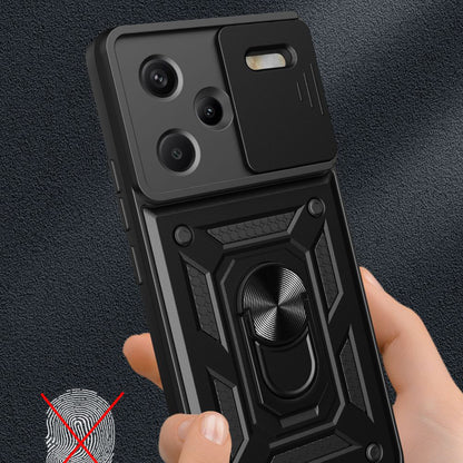 Husa de protectie Techsuit CamShield Series compatibila cu Xiaomi Redmi Note 13 Pro Plus 5G, acoperire spate, negru