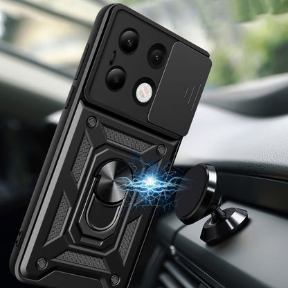 Husa de protectie Techsuit CamShield Series compatibila cu Xiaomi Redmi Note 13 4G, acoperire spate, negru