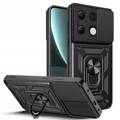 Husa de protectie Techsuit CamShield Series compatibila cu Xiaomi Redmi Note 13 4G, acoperire spate, negru