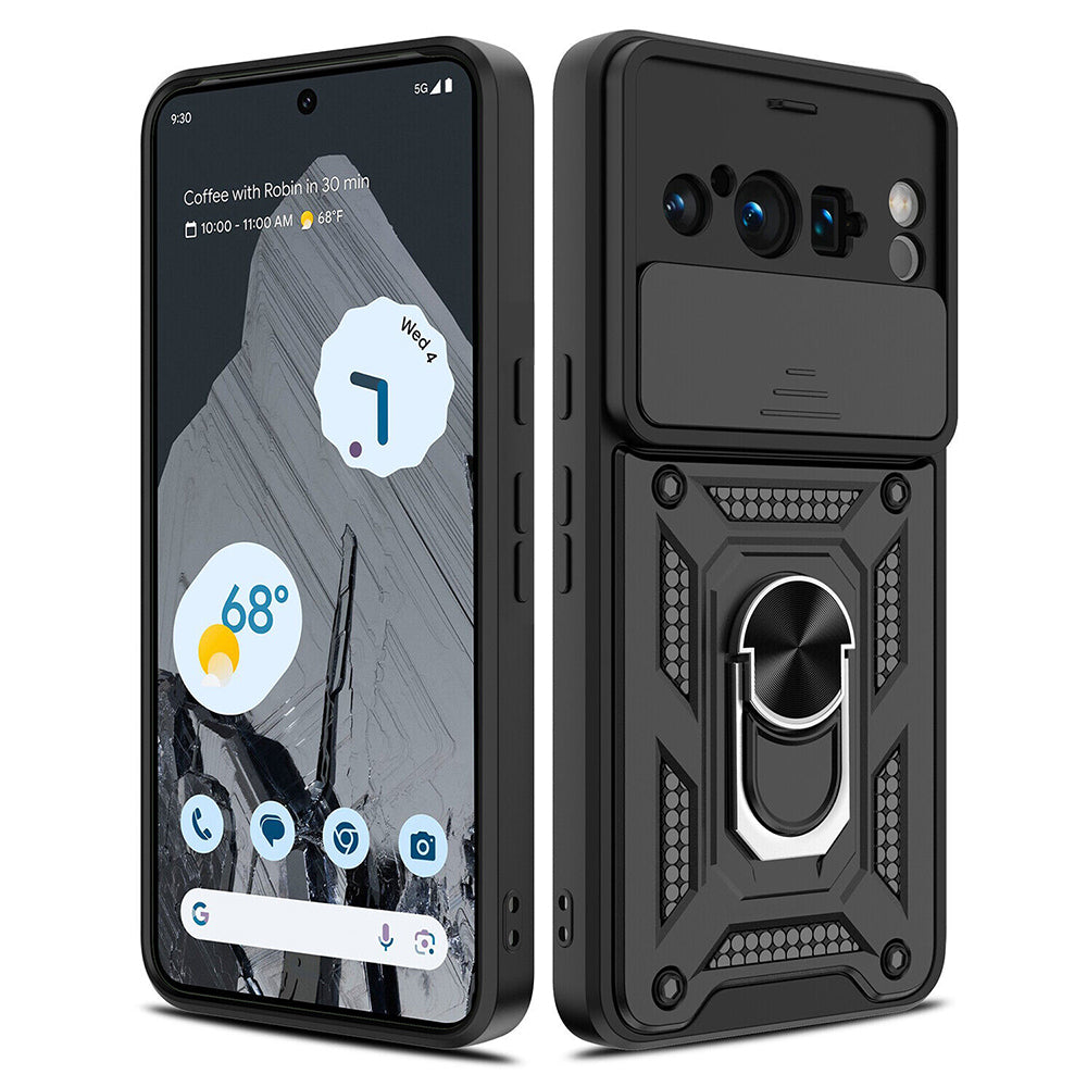 Husa de protectie Techsuit CamShield Series compatibila cu Google Pixel 8 Pro, acoperire spate, negru