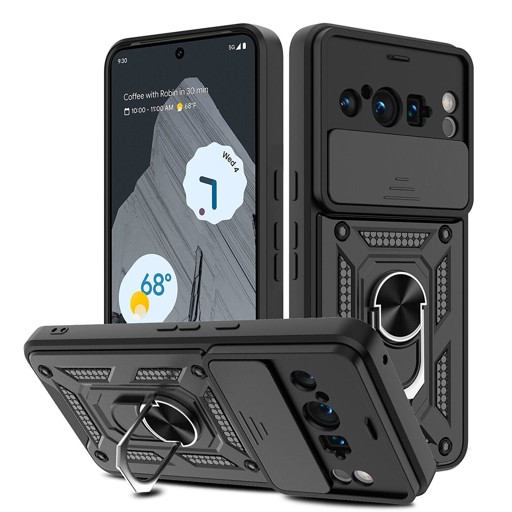 Husa de protectie Techsuit CamShield Series compatibila cu Google Pixel 8 Pro, acoperire spate, negru