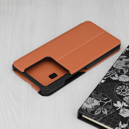 Husa de protectie Techsuit eFold Series compatibila cu Xiaomi Redmi Poco M6 Pro 4G, acoperire spate, mov