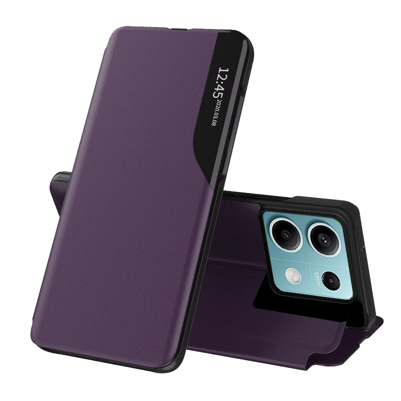 Husa de protectie Techsuit eFold Series compatibila cu Xiaomi Redmi Note 9S, acoperire spate, negru