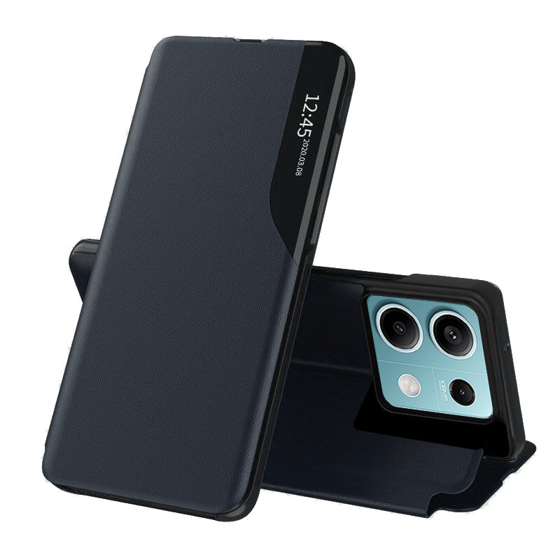 Husa de protectie Techsuit eFold Series compatibila cu Xiaomi Redmi Note 8 Pro, acoperire spate, negru