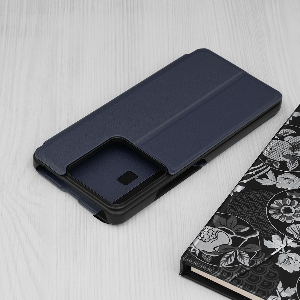 Husa de protectie Techsuit eFold Series compatibila cu Xiaomi Redmi Note 8 Pro, acoperire spate, negru