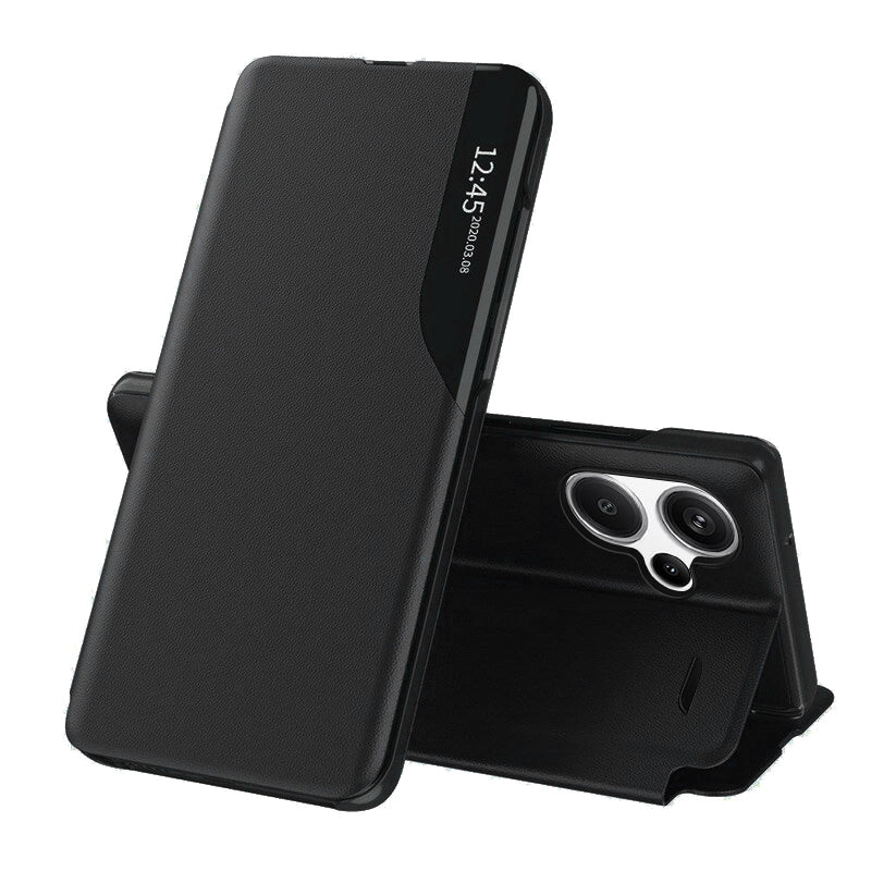 Husa de protectie Techsuit eFold Series compatibila cu Xiaomi Redmi Poco X5 Pro, acoperire spate, verde inchis