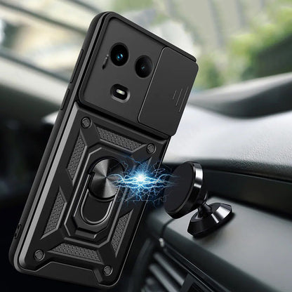 Husa de protectie Techsuit CamShield Series compatibila cu Realme 11 5G, acoperire spate, negru