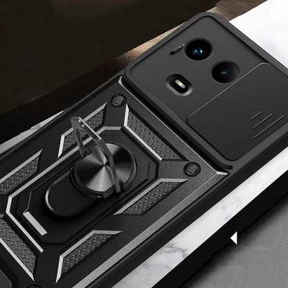 Husa de protectie Techsuit CamShield Series compatibila cu Realme 11 5G, acoperire spate, negru