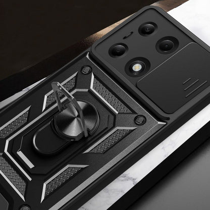 Husa de protectie Techsuit CamShield Series compatibila cu Xiaomi Redmi Note 13 Pro 4G, acoperire spate, negru