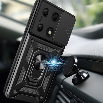 Husa de protectie Techsuit CamShield Series compatibila cu Xiaomi Redmi Note 13 Pro 4G, acoperire spate, negru