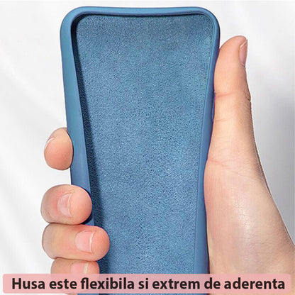 Husa de protectie Techsuit Soft Edge Silicone compatibila cu OnePlus 12, acoperire spate, albastru deschis