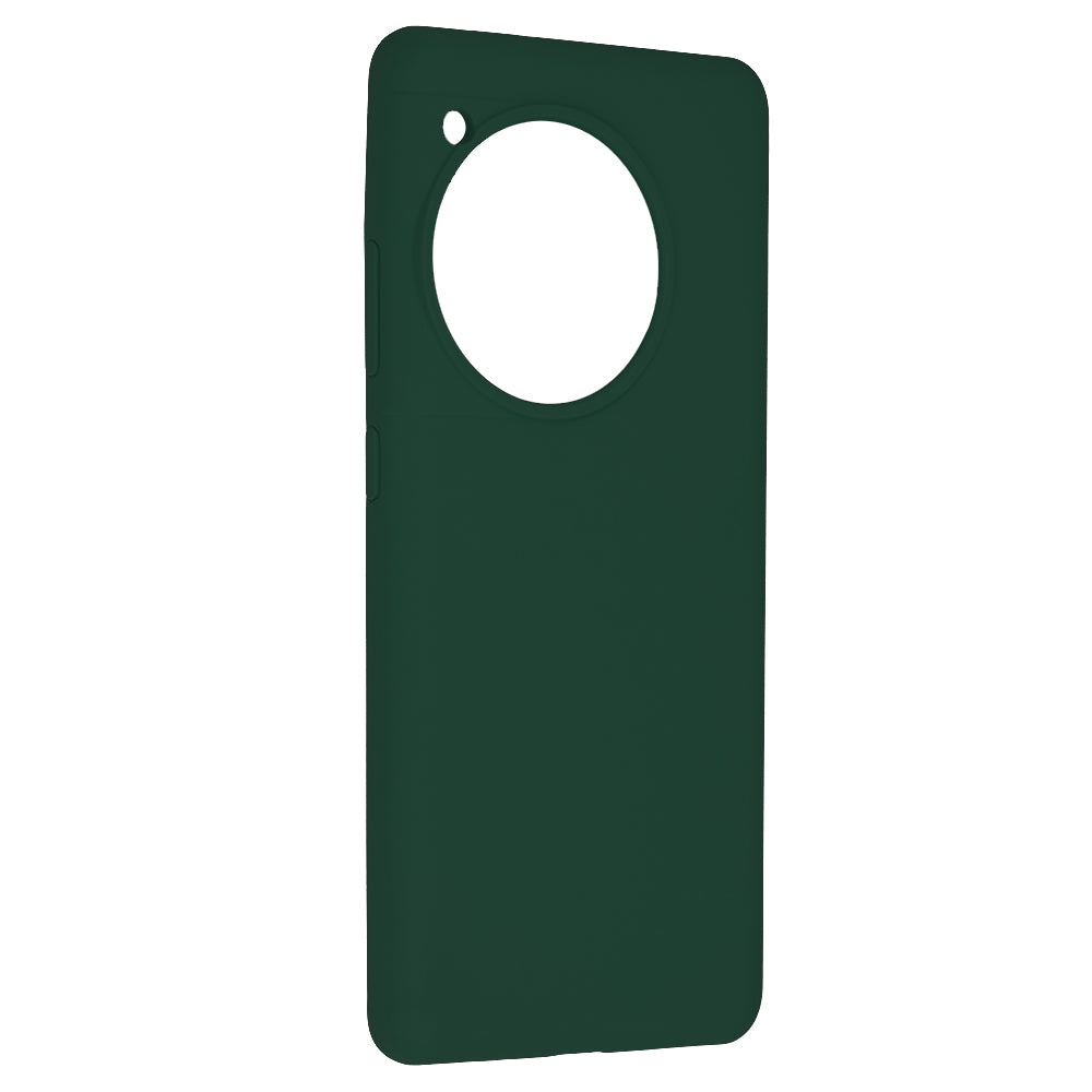 Husa de protectie Techsuit Soft Edge Silicone compatibila cu OnePlus 12R, acoperire spate, verde inchis