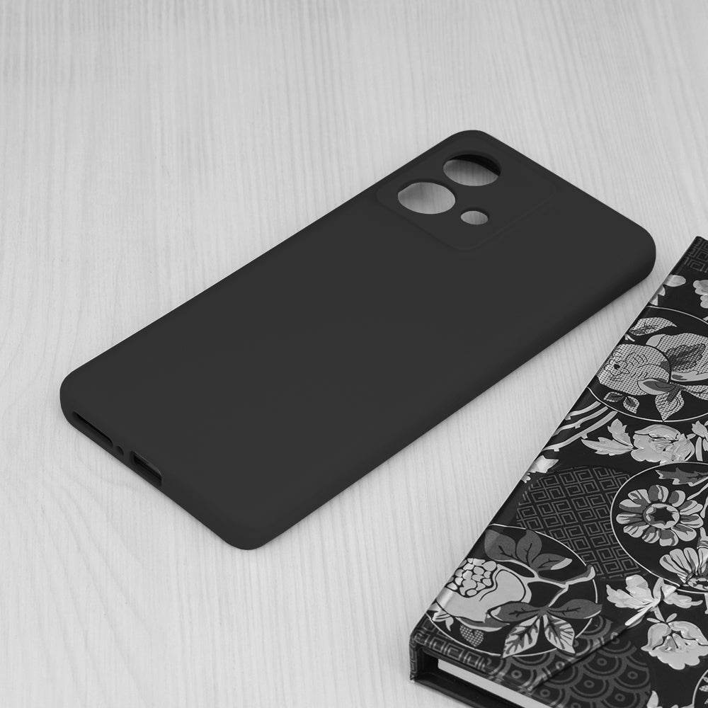 Husa de protectie Techsuit Soft Edge Silicone compatibila cu Motorola Edge 40 Neo, acoperire spate, negru