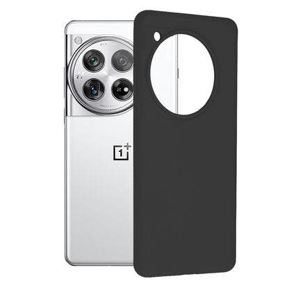 Husa de protectie Techsuit Soft Edge Silicone compatibila cu OnePlus 12, acoperire spate, negru