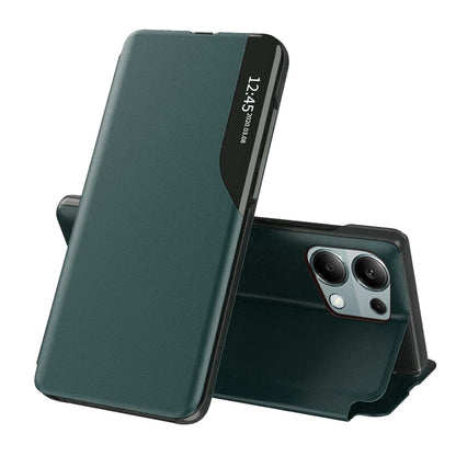 Husa de protectie Techsuit eFold Series compatibila cu Xiaomi Redmi Poco C65, acoperire spate, oranj