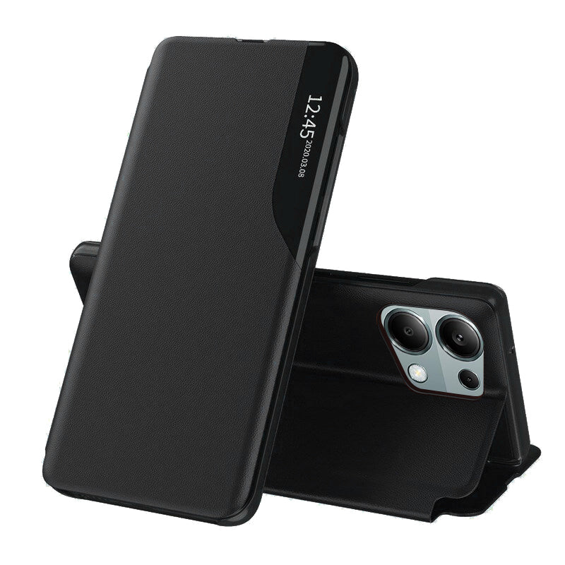 Husa de protectie Techsuit eFold Series compatibila cu Xiaomi Redmi Poco C65, acoperire spate, albastru