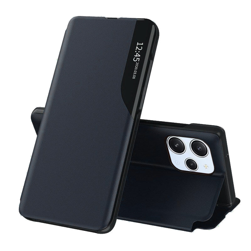 Husa de protectie Techsuit eFold Series compatibila cu Xiaomi Redmi 12 5G, acoperire spate, albastru