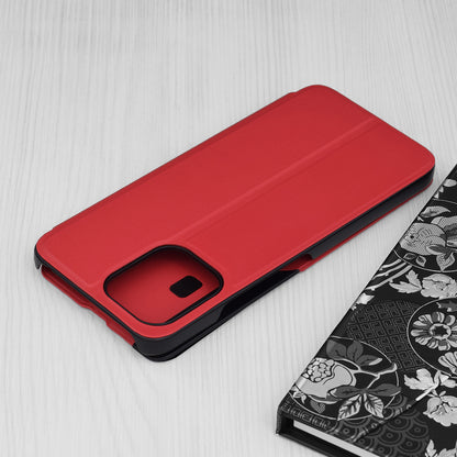 Husa de protectie Techsuit eFold Series compatibila cu Xiaomi Redmi 12 4G, acoperire spate, rosu
