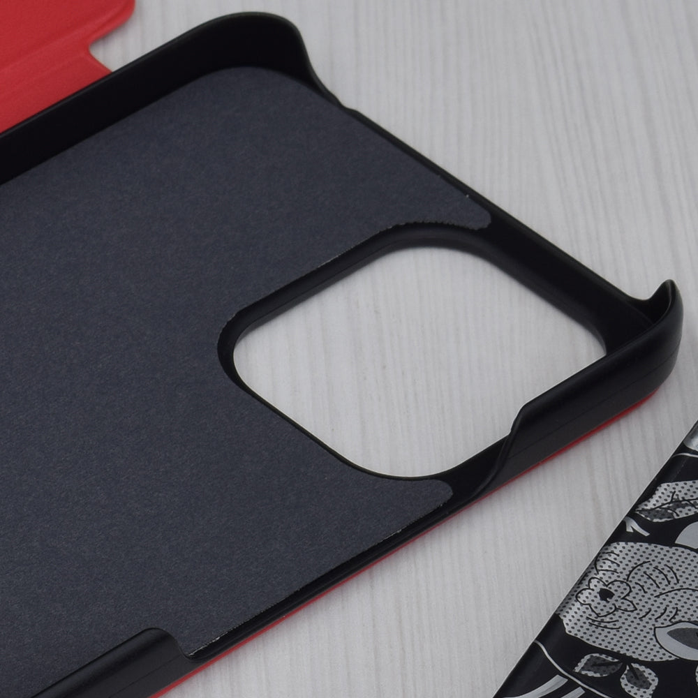Husa de protectie Techsuit eFold Series compatibila cu Xiaomi Redmi 12 5G, acoperire spate, rosu